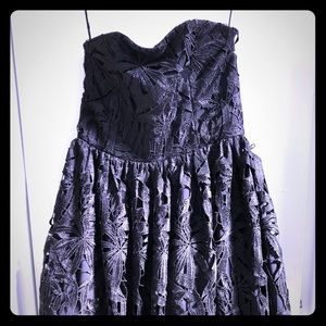 Alice & Olivia, black, size 6 strapless dress, new